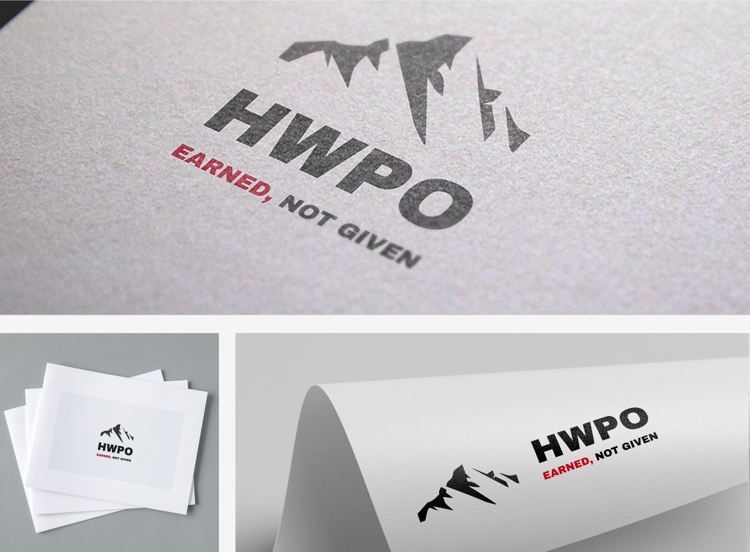 طراحی لوگو، فونت و رنگ سازماین برای شرکت HWPO